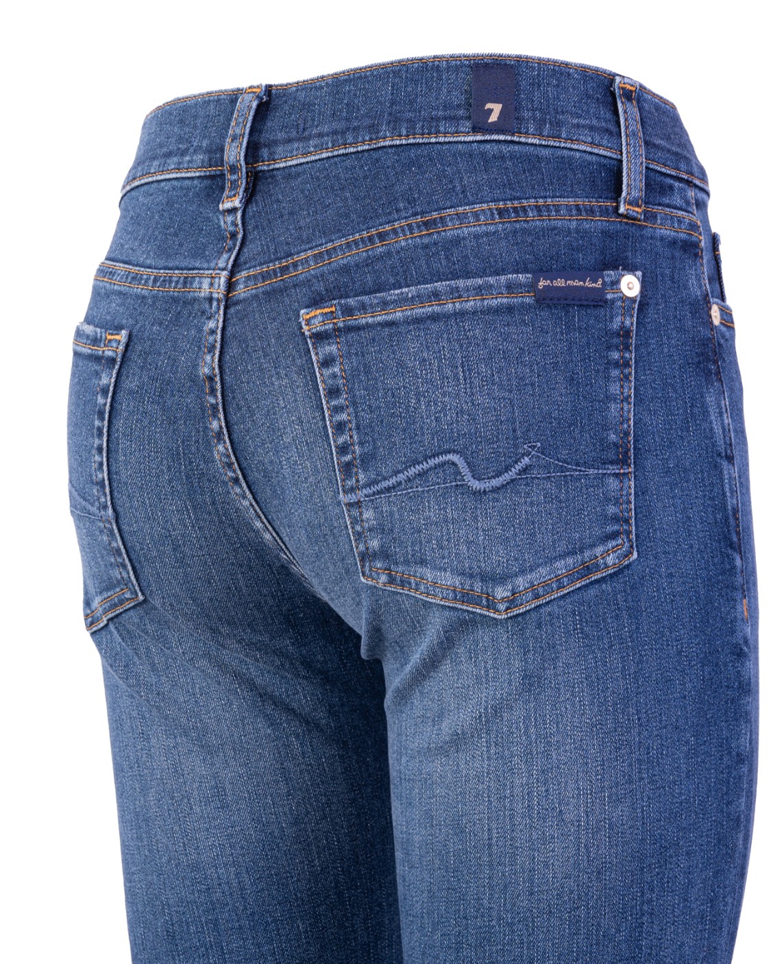 shop SEVEN Saldi Jeans: 7 for all Mankind denim jeans elasticizzato, scampanato.
Modello: low rise flare.
Fondo scampanato.
Vita bassa.
Composizione: 98% cotone 2% elastane.
Made in Tunisia.. JSKL44A0NT-LIGHT BLUE number 5838565